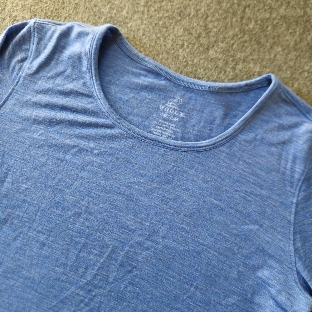 Woolx Merino Wool Jenny Long Sleeve Crew Neck Womens Medium Base Layer
